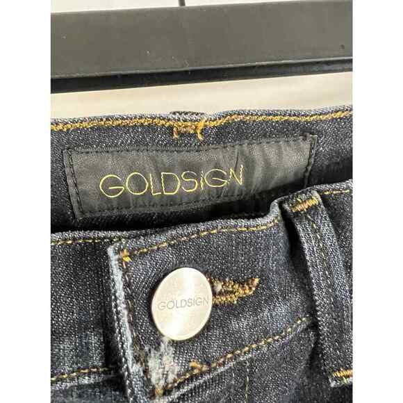 Goldsign Womens Jeans Dark Wash Size 26 - Picture 2 of 5